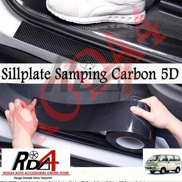 Sillplate Samping Mobil Carbon 5D Espass Daihatsu rod4 Juara