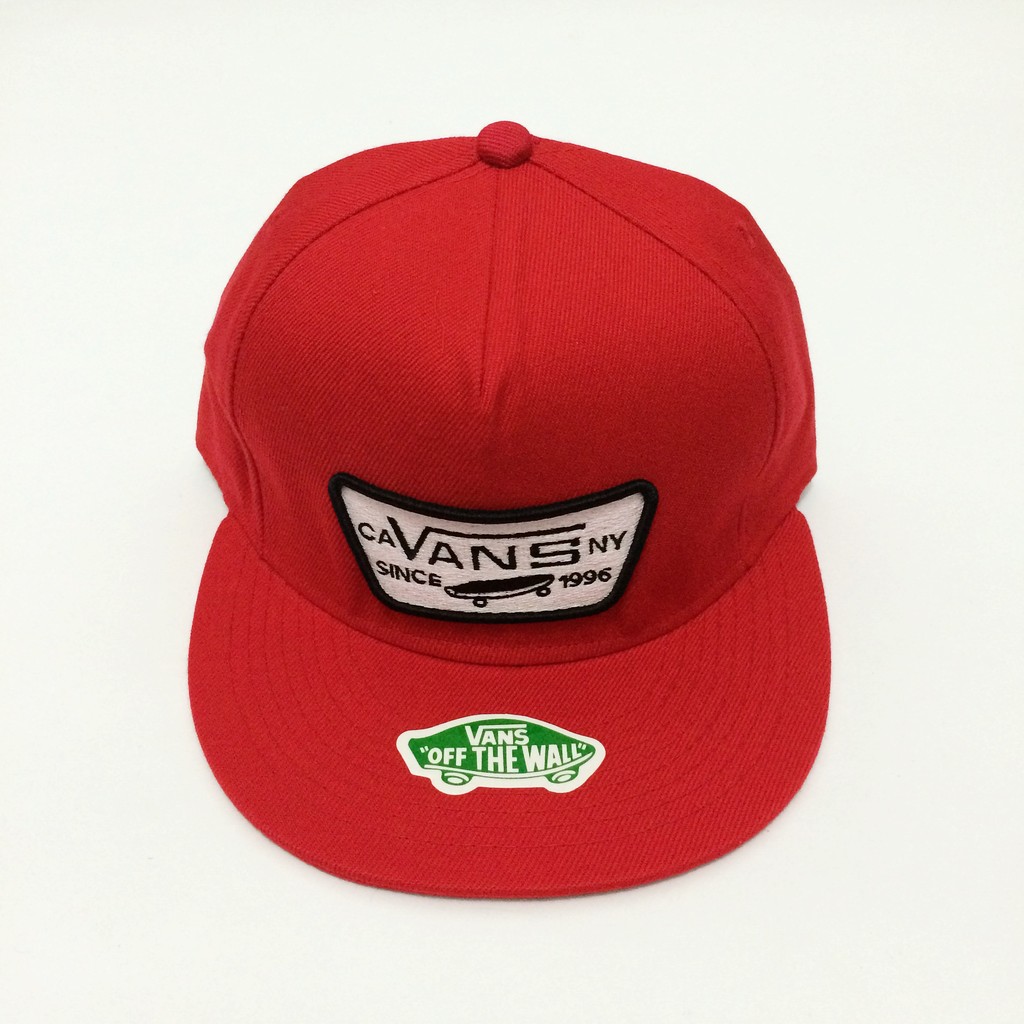 Topi Snapback Vans Merah import murah