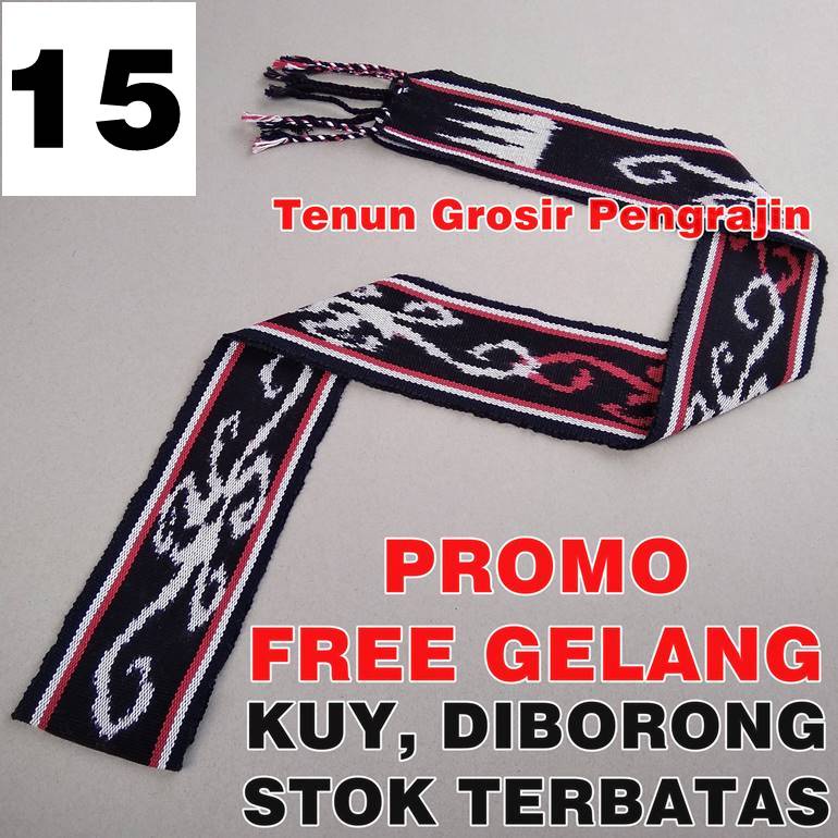 Ikat Kepala Tenun Etnik Motif Dayak Kalimantan Toraja Bali Sumba Lombok NTT Kain PROMO TERMURAH