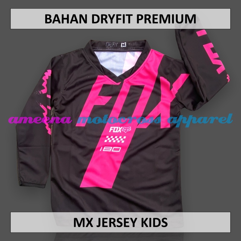 Jersey Cross Anak - Jersey Trail Anak - Jersey Premium Dryfit - Jersey Motocross - Jersey Trabas Anak - Jersey Adventure - FO012