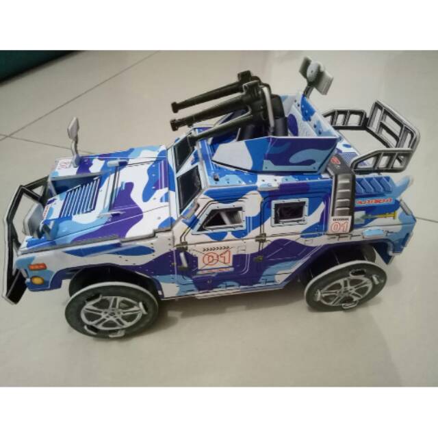 (Lochic)Mainan anak Puzzle 3D Pesawat/ Mobil