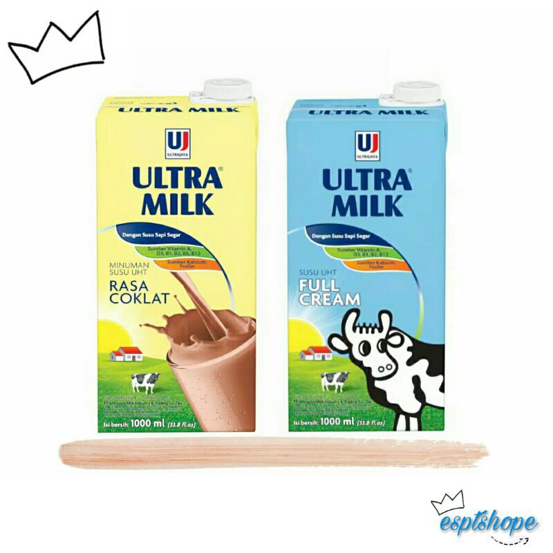 

Ultra Milk UHT 1000 ml (PROMO) cuci gudang