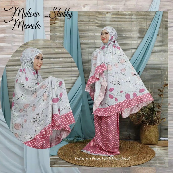 Kode 9974 Mukena Mukenah Dewasa Remaja Kekinian Terbaru 2021 Mu B YD443 Mukena Katun Jepang Shabby
