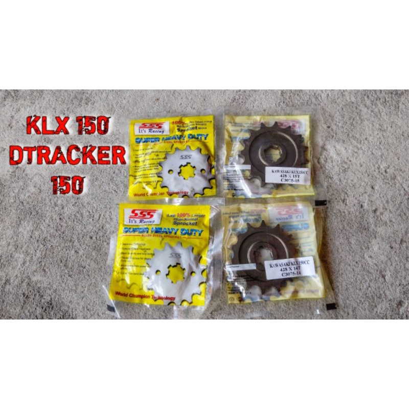 Gear SSS (Depan) 428 : KLX, DTRACKER : Size 11T-15T