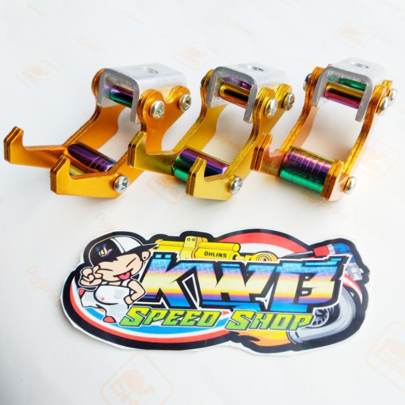 Gantungan barang rainbow cnc