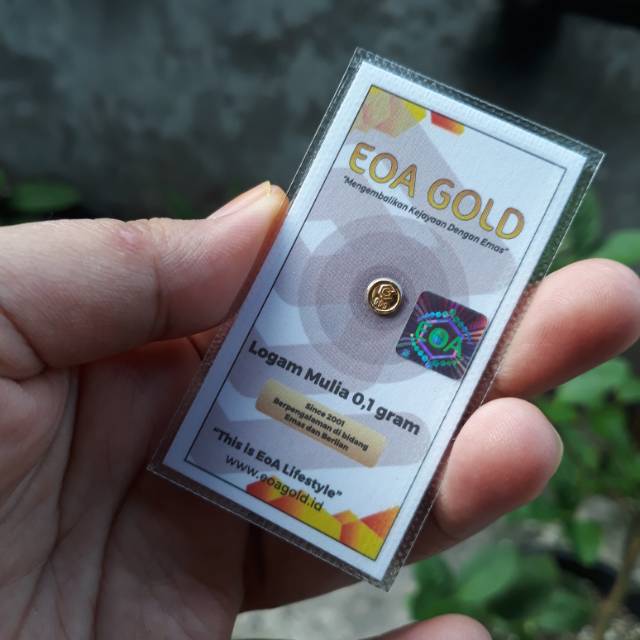 Emas 0,1 Gram EOA Gold LM 24 Karat