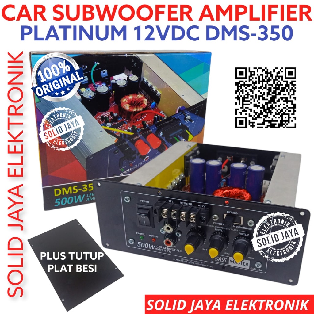 POWER SUBWOOFER MOBIL DMS350 DMS 350 DMS-350 500W PLATINUM CAR SUBWOOFER AMPLIFIER AMPLI SUB WOFER WOOFER 500 WATT W 350WATT MONOBLOK MONOBLOCK MONO BLOK BLOCK SUPER BASS BAS LOW 12V 12VDC 12 VOLT DC AKI ACU ACCU MOBIL PLATINUM ASLI ORI ORIGINAL