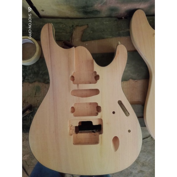 body gitar ibanez s series unfinised