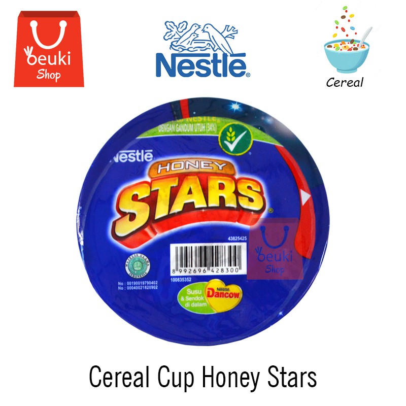 

Nestle Sereal Cup Honey Star Sereal Bintang Include Dancow - 32gr