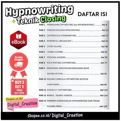 Hypnowriting Rahasia Closing Master Secret