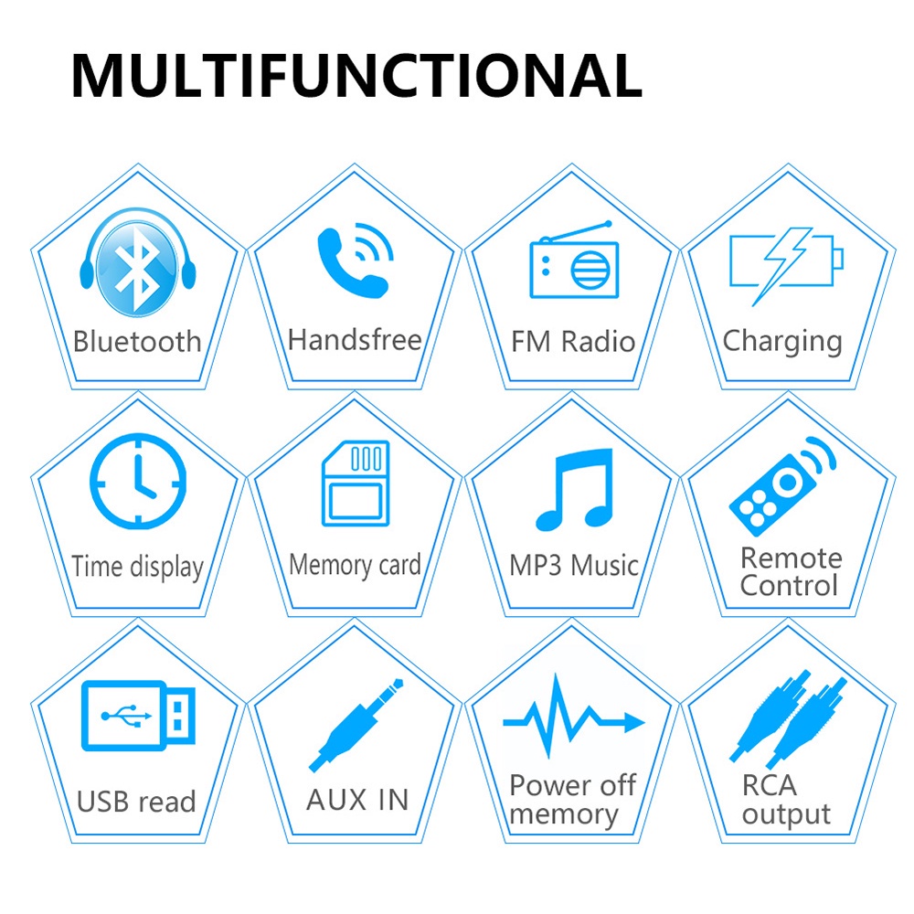 Tape Audio Mobil single din Bluetooth Version Multifungsi Bluetooth USB MP3 FM Radio 1030