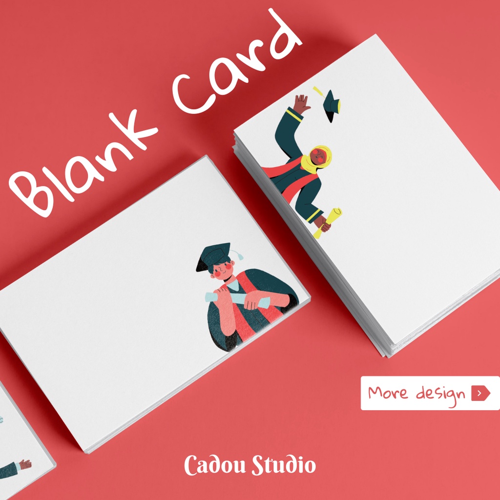 Jual Blank Card / Kartu Ucapan / Greeting Card / Gift Card Wisuda ...