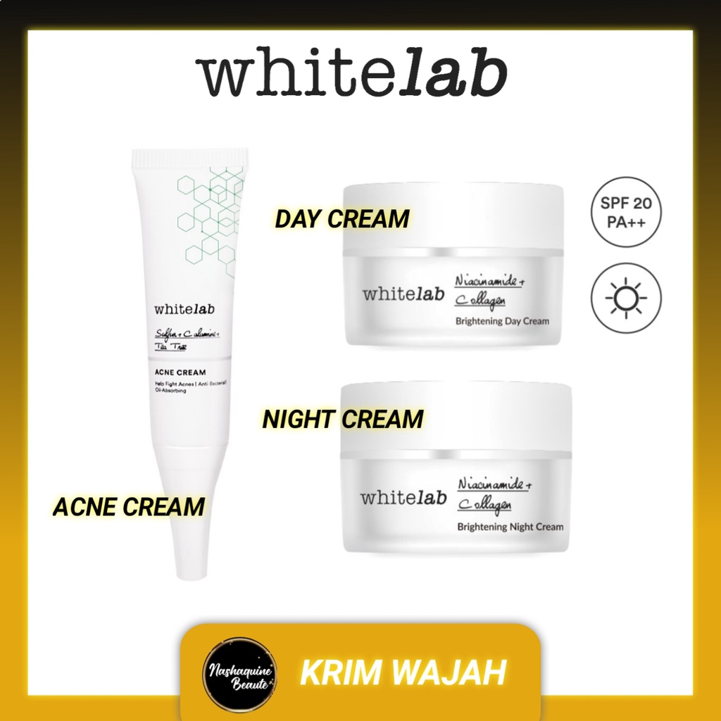 Whitelab Cream - Brightening Day Cream | Night Cream | Acne Cream