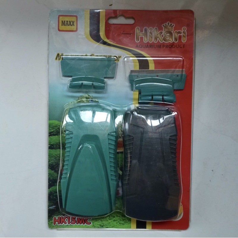 Pembersih Kaca Aquarium Aquascape Hikari Magnet Scraper HK09MC