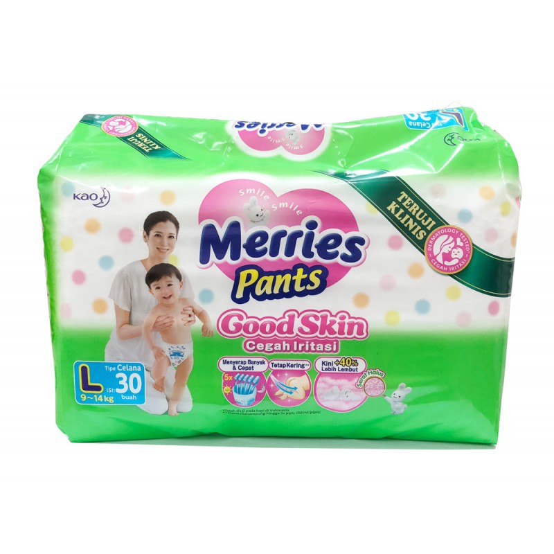 Merries Pants Good Skin S40 / M34 / L30 / XL26 / XXL28 / M50 / L44 / XL38 - RUMAH SUSU