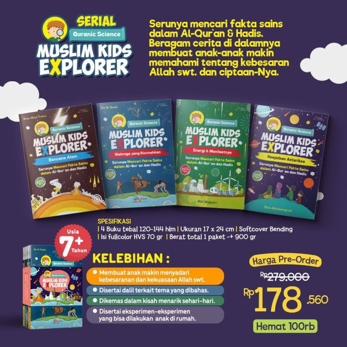 Set Muslim Kids Explorer