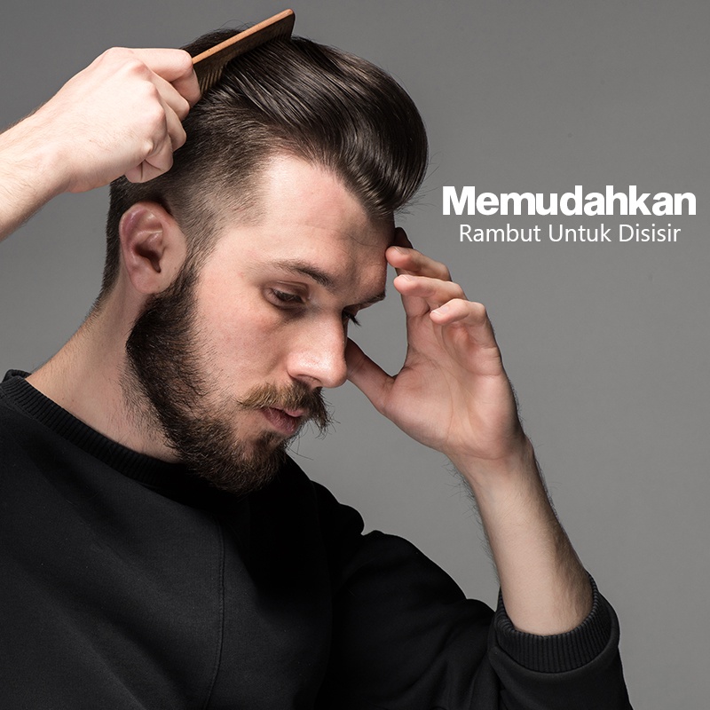 𝐑𝐀𝐃𝐘𝐒𝐀 - BRAVAS Pomade Halal 80 G Penata Rambut Berbasis Minyak Executives