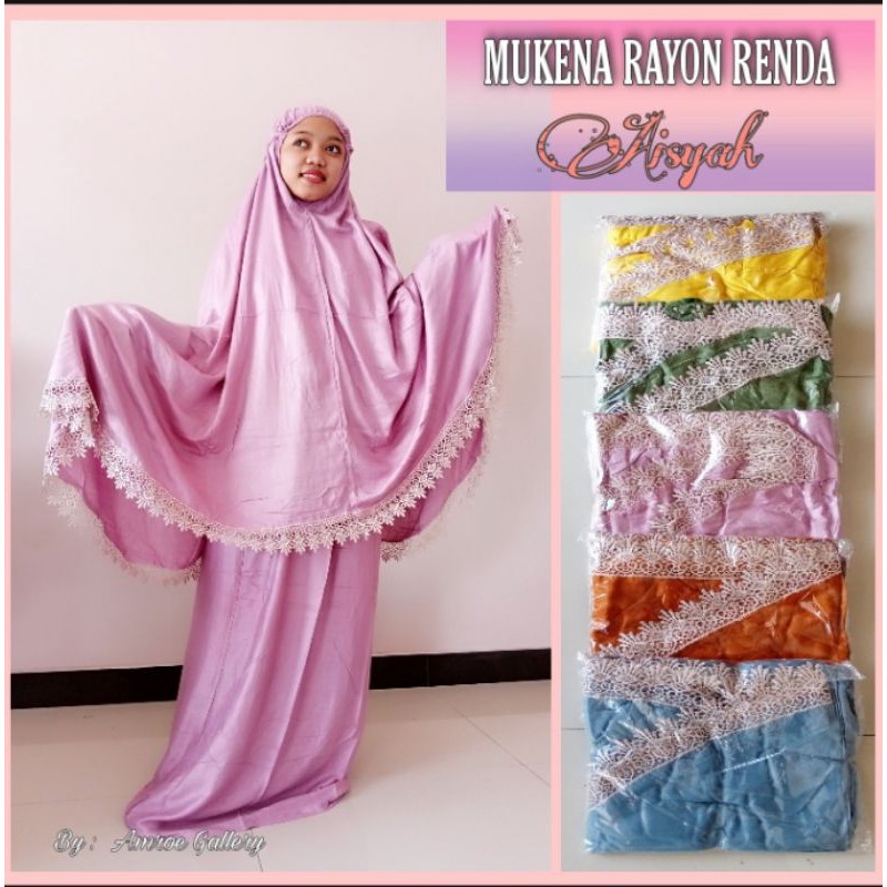 MUKENA RENDA RAYON SUPER MUKENA BALI