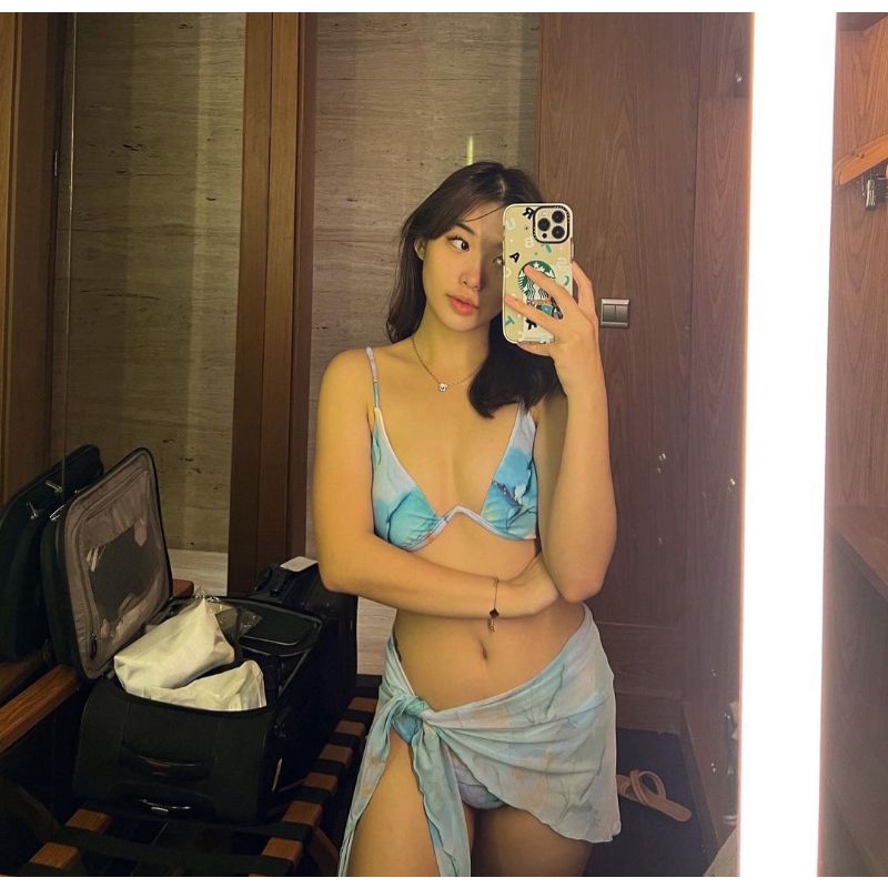 FINETOO Bra Push Up Seksi BH Pakaian Dalam Wanita Deep V Bra