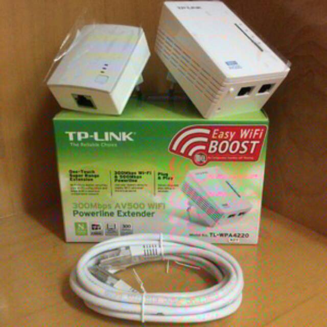 TP-Link TL-WPA4220KIT 300Mbps AV500 Wi-Fi Powerline Extender