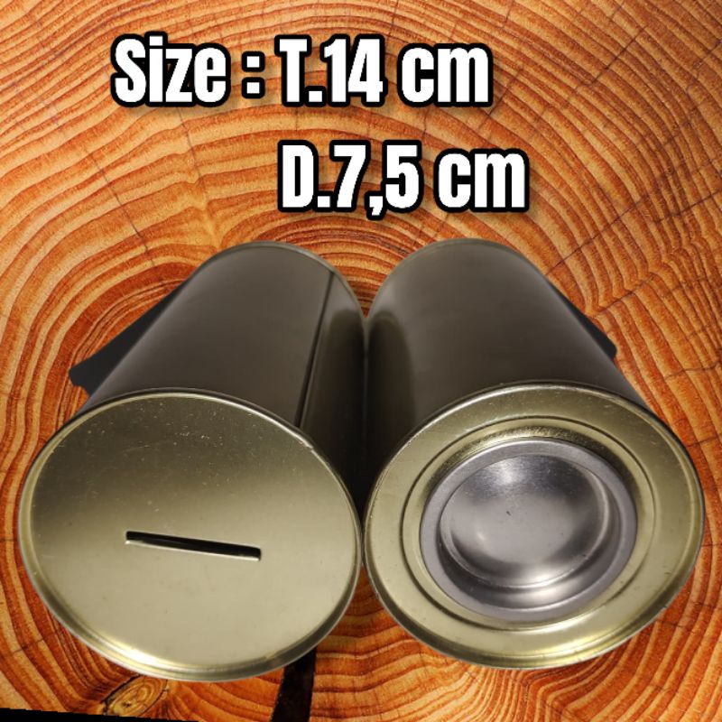 CELENGAN POLOS FULL KALENG BUKA TUTUP BAWAH 7,5 X 14 CM