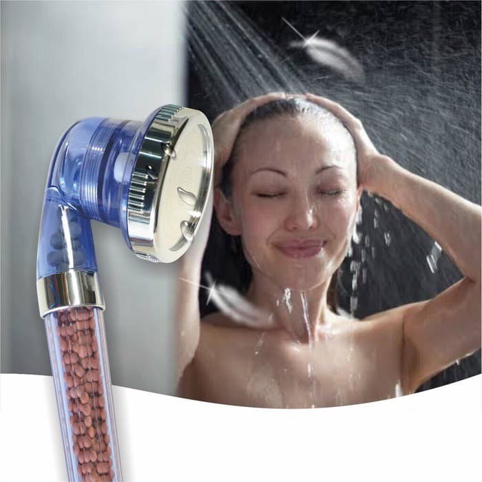 Kepala Shower Head Ion SPA Ionizer Healthy Crystal 3 Model