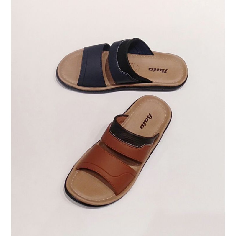 Sandal Selop Pria/Cowok Bata Original Bahan Sintetis-8714360/8719360
