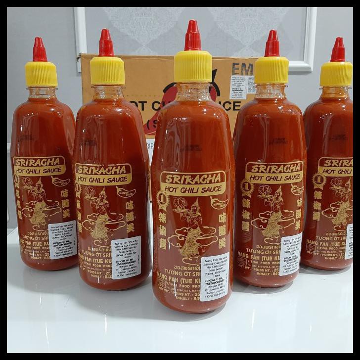 

Nang Fah Sriracha Hot Chili Sauce Thailand 740Ml X 12 Btl