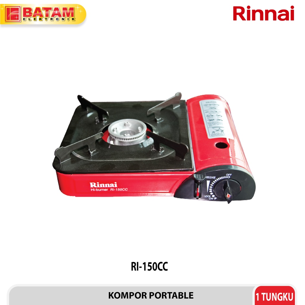 Kompor Gas Portable Rinnai 1 Tungku RI-150CC