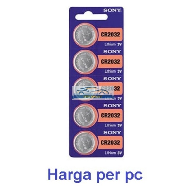 Baterai Kancing SONY CR 2032 / CR 2025 / CR 2016 Lithium 3V Button Cell Kancing BATRE Remot Mobil