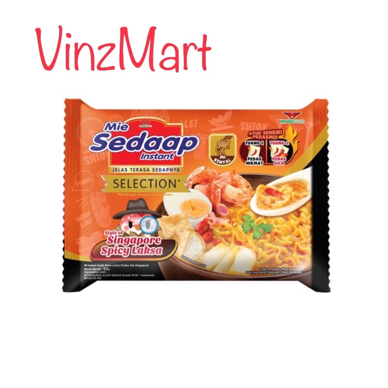 

Mie Sedaap Singapore Spicy Laksa 83 gr