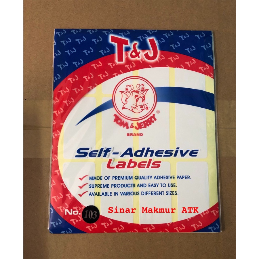 

Self Adhesive Labels / Label / Sticker Tom&Jerry (T&J) 103