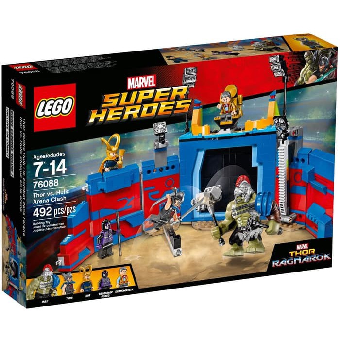 mkmn-879 Lego SuperHeroes 76088 Thor vs. Hulk: Arena Clash