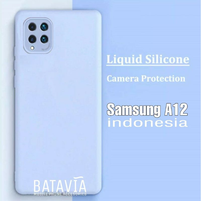 Soft Case Samsung A12 Case Macaron Collorfull