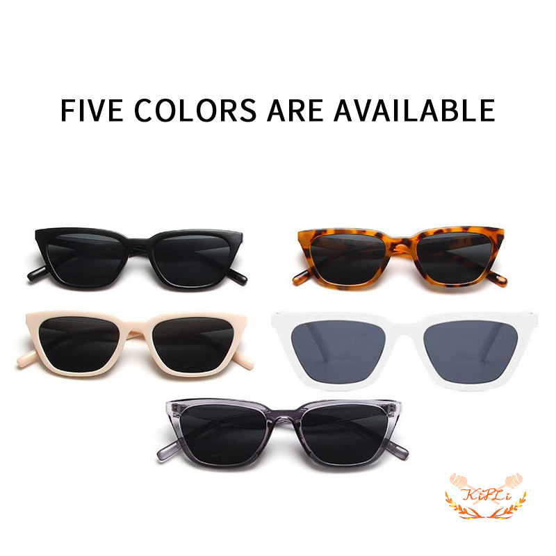 【TERSEDIA &amp; COD】Kacamata Hitam Wanita,Korea Gaya,Kacamata Lensa,Warna,Kucing Cewek Sunglasses