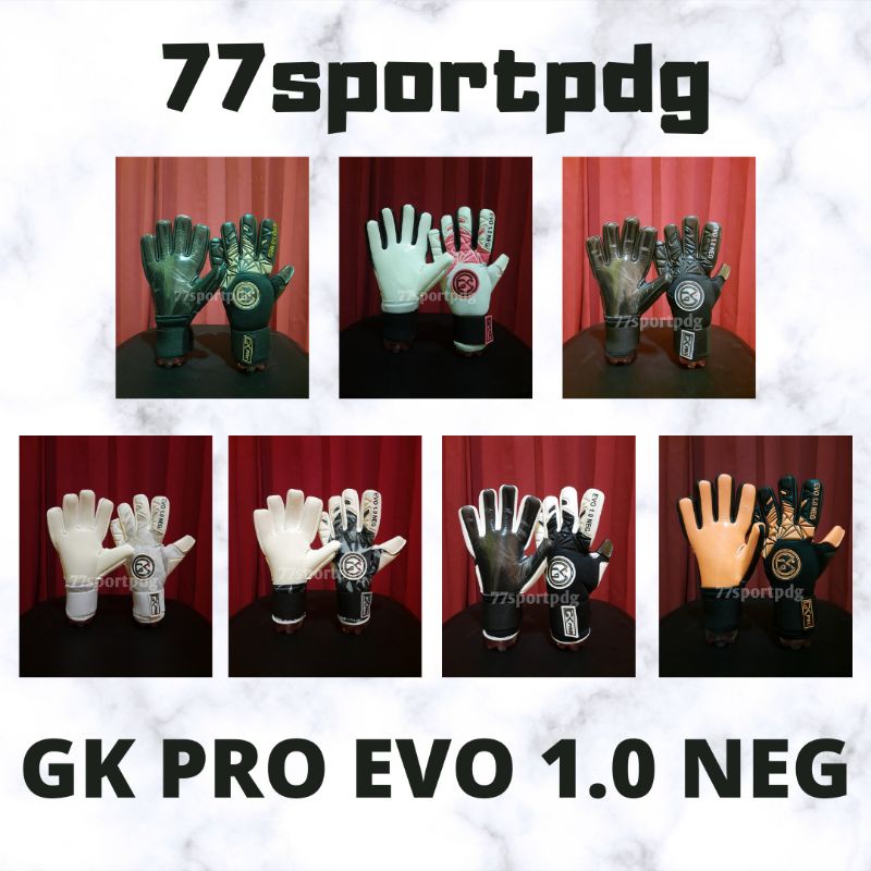 sarung tangan kiper GK Pro Evo 1.0 Neg
