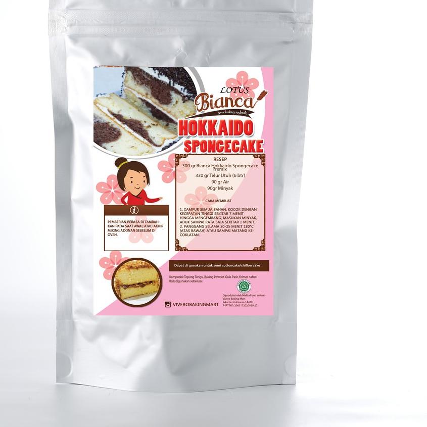 

COD✔️Bianca Lotus Hokkaido Spongecake Premix|SQ6