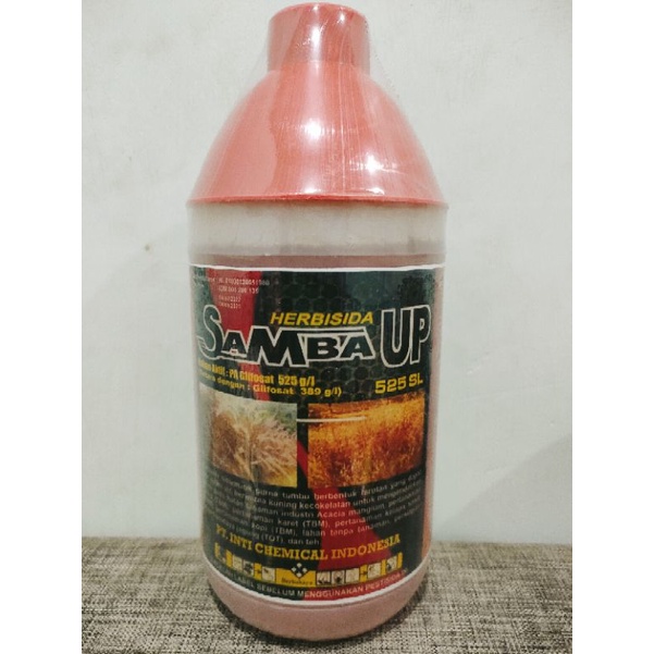 Herbisida SAMBA UP 525SL 1Liter Glifosat Herbisida Sistemik Atasi Rumput Sampai Ke Akar