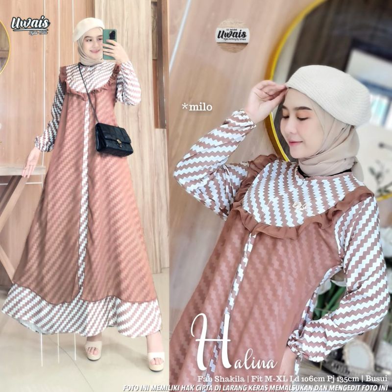 HALINA SET GAMIS BY UWAIS