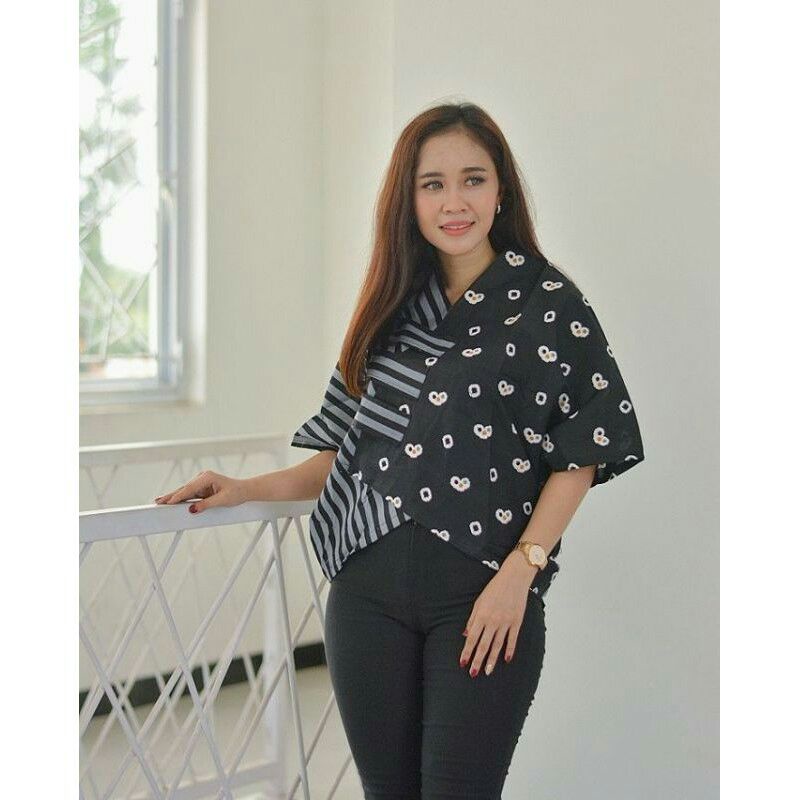 (NEW) ATASAN BATIK WANITA CROP TOP ETNIK MODERN TREND 2021