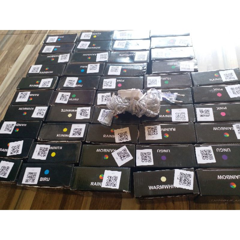 LAMPU TUMBLER TUMBLR 10 meter  WARNA WARNI KELAP KELIP