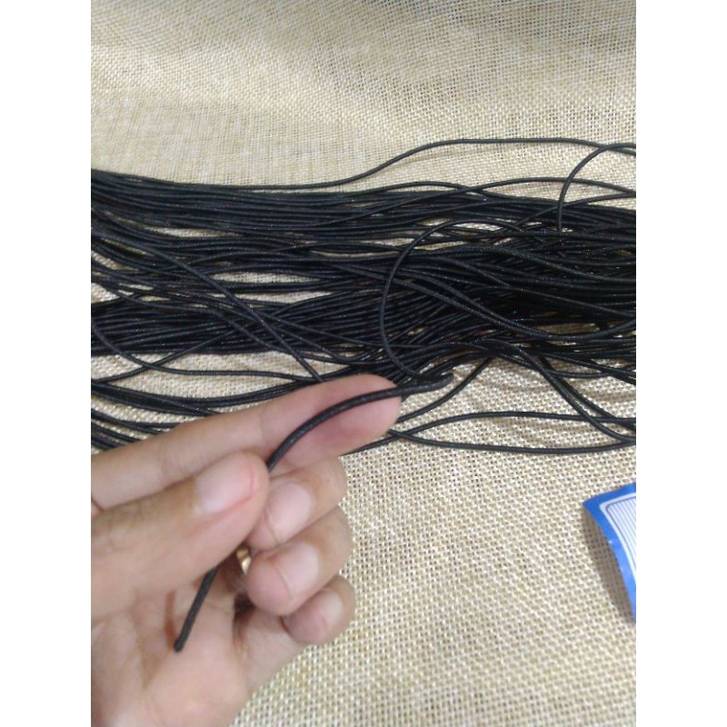 Tali karet elastis warna warni meteran