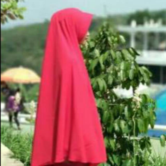 [HUSNA HIJAB] Khimar Ped Jumbo 100cm x 125cm / Kerudung Ped Jumbo / Kerudung Jumbo