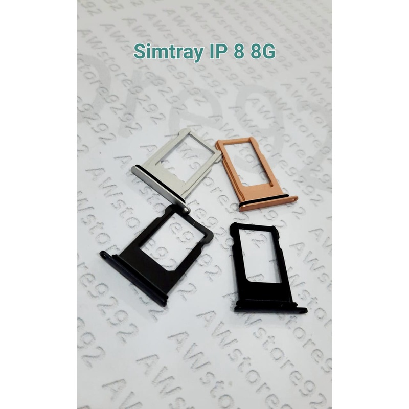 Slot Tempat Dudukan Kartu Simcard Lock Sim card Simtray Sim Tray IP8 IP 8 iph 8 8G