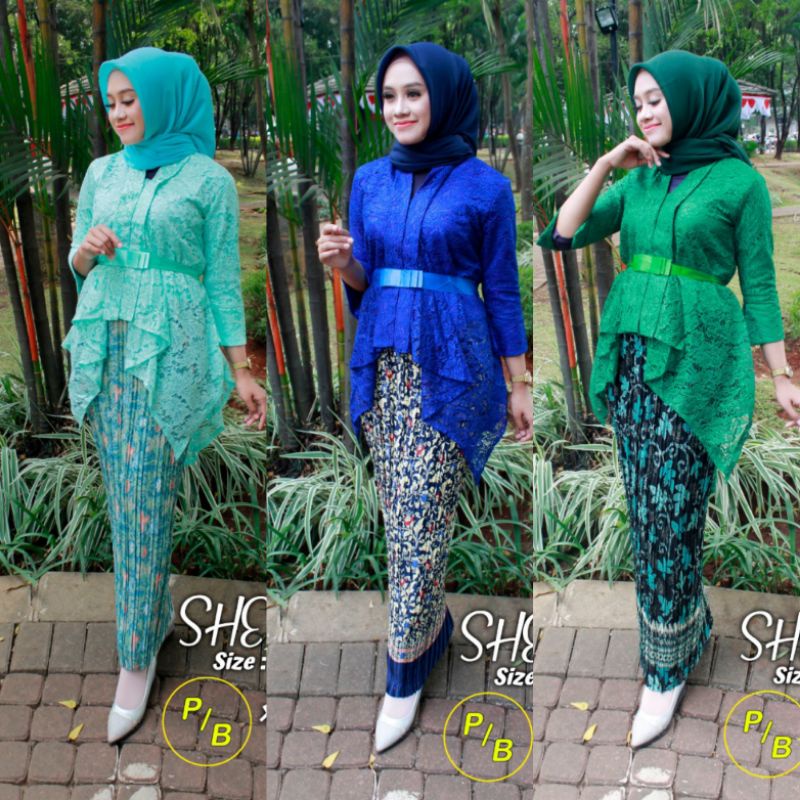 KEBAYA MODERN//KEBAYA BRUKAT SHELVI//KODE PB