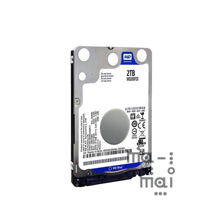 WD BLUE MOBILE WD20SPZX 2 TB 2,5&quot; NOTEBOOK HDD MOBILE SCORPIO BLUE 2TB
