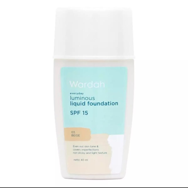 Wardah luminous liquid foundation
