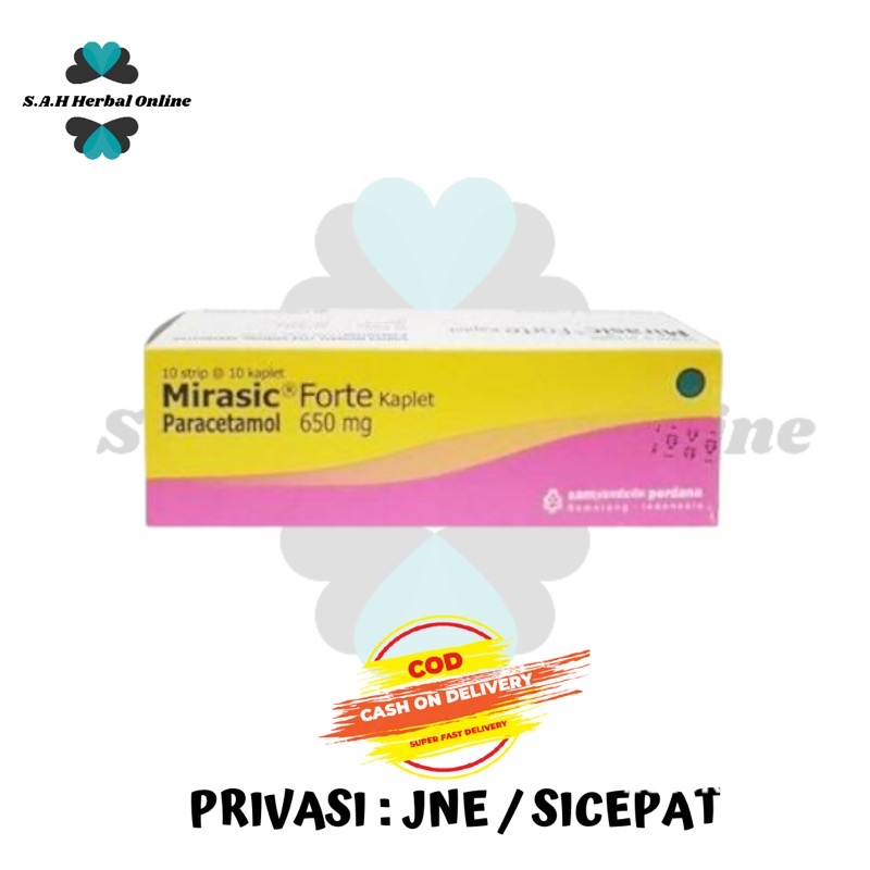Mirasic Forte 650 mg 10 Kapsul