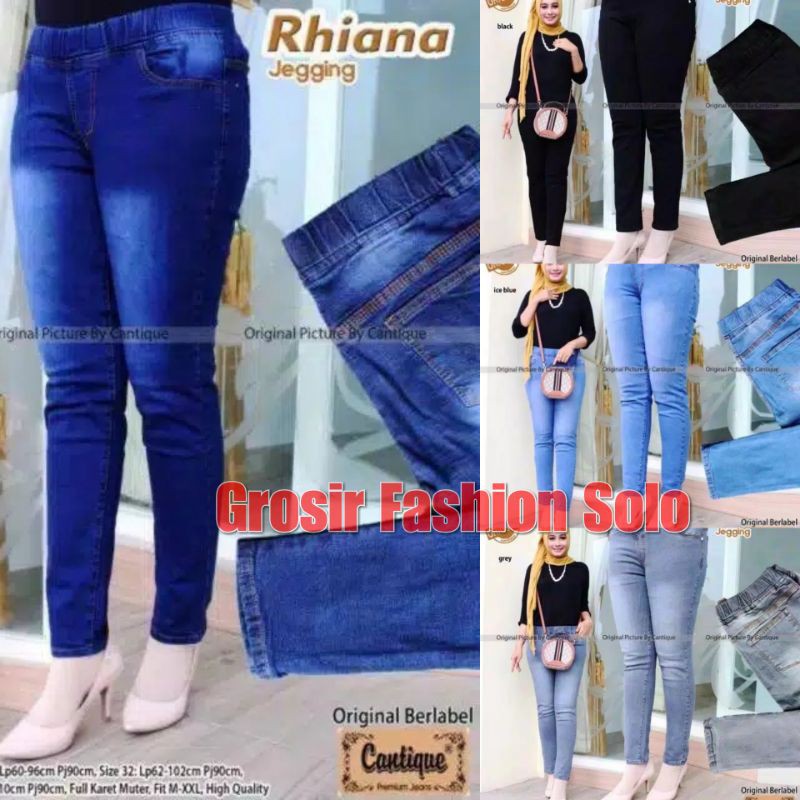 Rhiana Jegging Jeans Cantique | Legging Polos 27-38 | Leging Murah