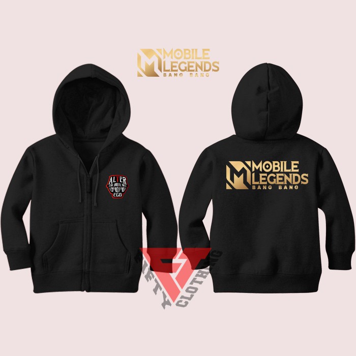 Jaket Sweater Hoodie Zipper Anak ML Mobile Legends ALTER EGO - FIFTY CLOTHING